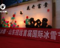 招遠(yuǎn)橫掌文化院冰雕展「賽北冰雕」