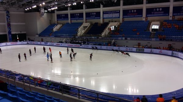 哈爾濱的滑冰場